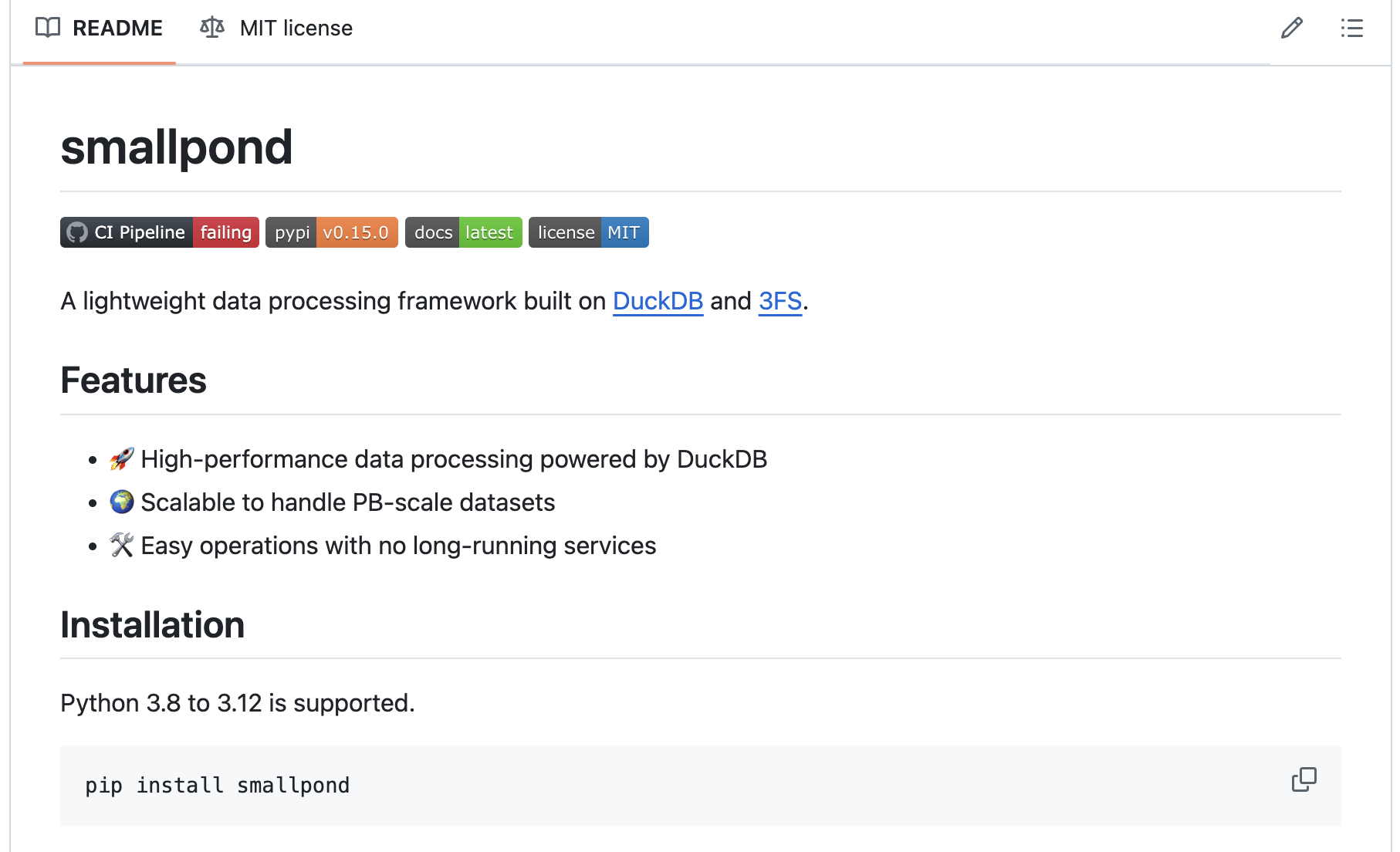 Deepseek AI libera a Smallpond: un marco de procesamiento de datos ligero construido en DuckDB y 3FS